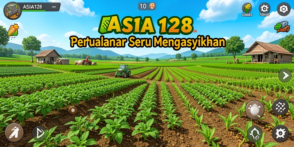 Tampilkan momen seru dalam gameplay pertanian di ASIA128.