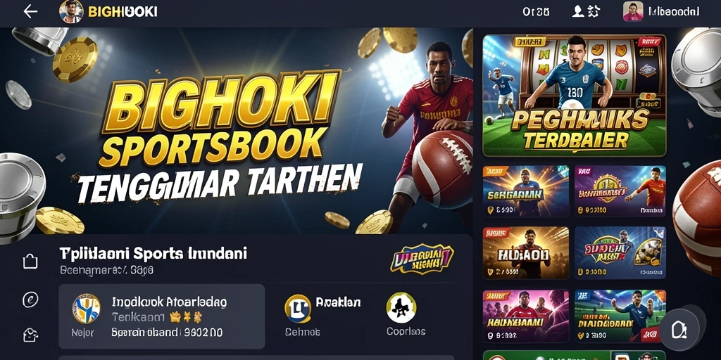 Tampilan menarik dari gameplay Sportsbook BIGHOKI yang seru.