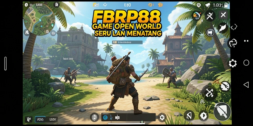 Screenshot FBRP88 menampilkan pemain menjelajahi dunia terbuka.
