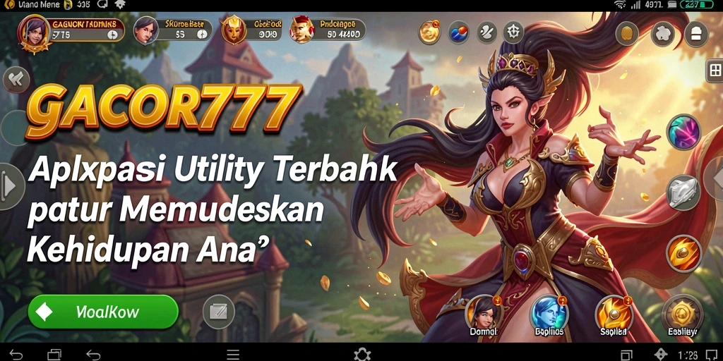 Tampilan GACOR777 yang sederhana dan fungsional saat digunakan.