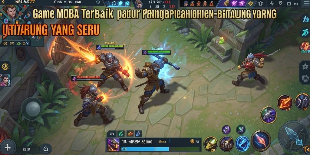 Tampilan gameplay seru di JARUM77 dengan karakter yang menarik.