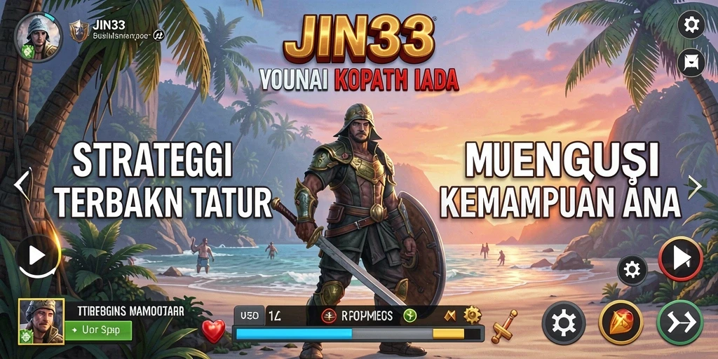 Tampilan aksi seru dan strategi dalam JIN33.