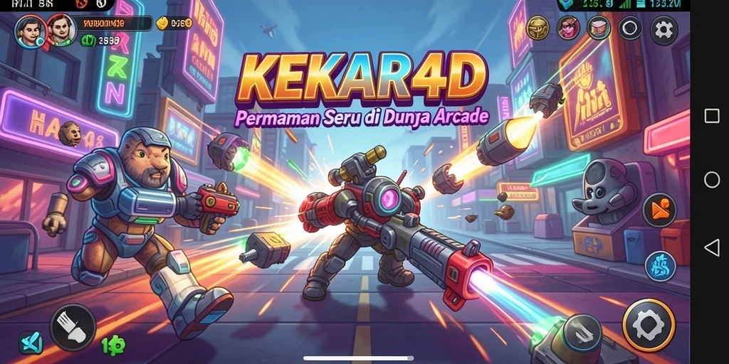 Screenshot gameplay seru dari KEKAR4D di dunia Arcade.