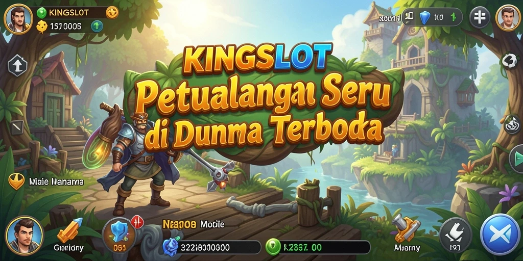 Gameplay KINGSLOT yang menampilkan petualangan Open World yang seru.