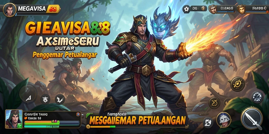 Tampilan gameplay seru dari MEGAVISA88 dengan aksi mendebarkan.