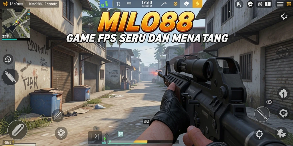 Tampilan gameplay mendebarkan di MILO88, tembak-menembak dengan grafis menakjubkan.