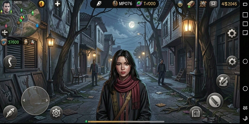 Menampilkan gameplay menegangkan dalam suasana Horror yang gelap.