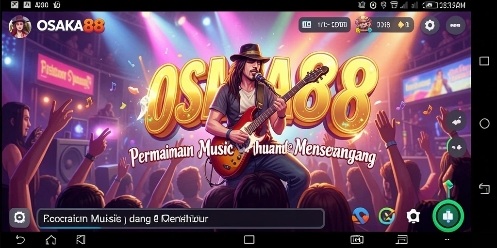 Tampilan gameplay OSAKA88 yang penuh warna dan dinamis.