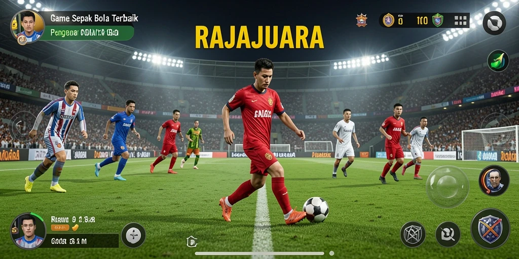 Tampilan gameplay RAJAJUARA yang mengesankan dan aksi seru di lapangan.