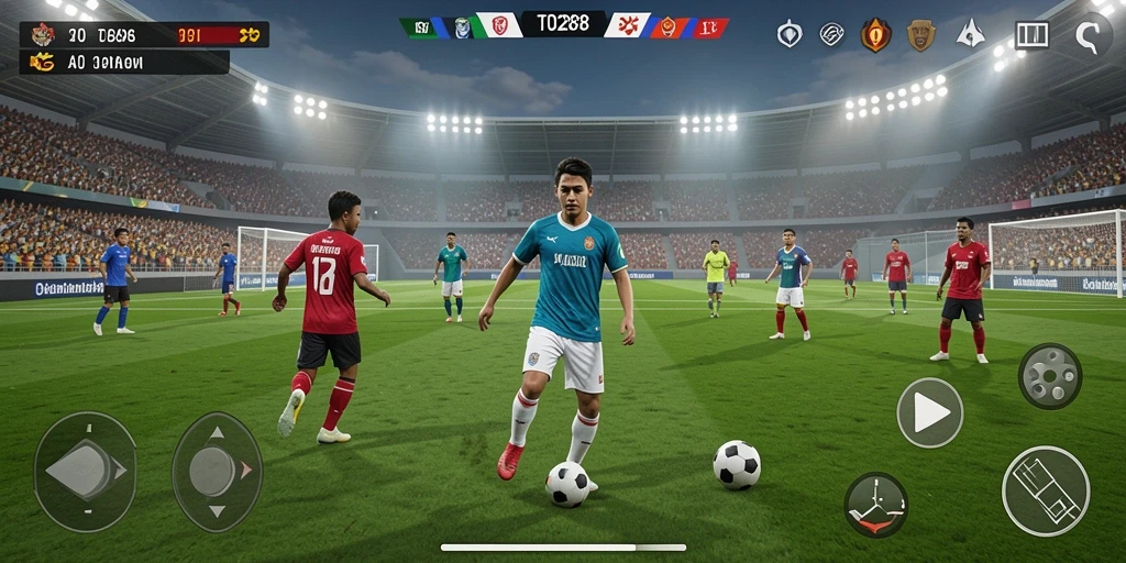 Tampilan gameplay TO288 yang mendebarkan saat pertandingan berlangsung.