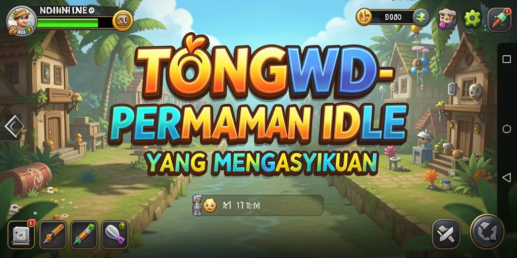 Gameplay Idle TONGWD yang menarik dan menghibur.