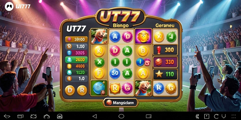 Tampilan gameplay UT77 saat bermain Bingo yang menegangkan.